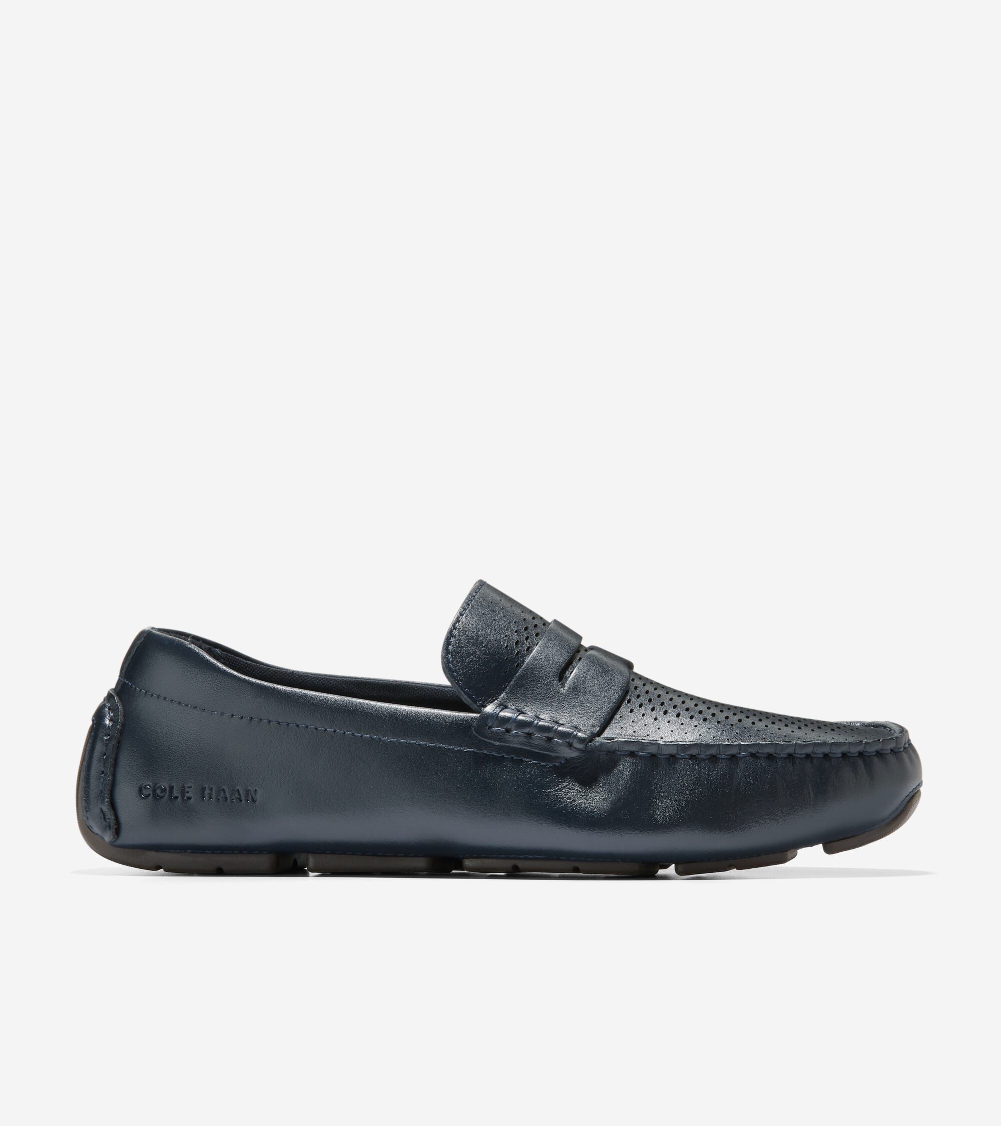 Men's Grand Laser Penny Drivers in Blue | Cole Haan